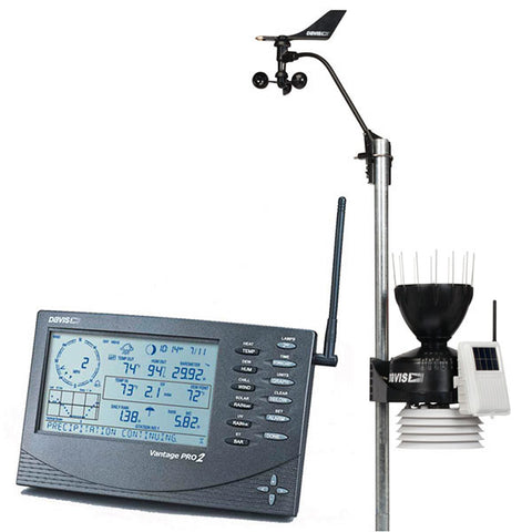 Wireless Vantage Pro2 Weather Station DAV-6152UK [Cabled Option Available]