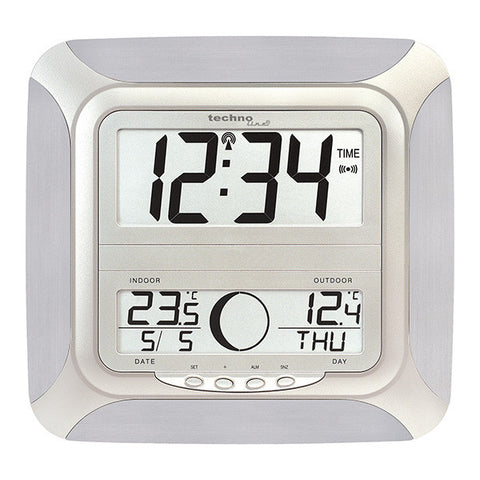 Jumbo Wall Clock with Moon Phase Display WS8118