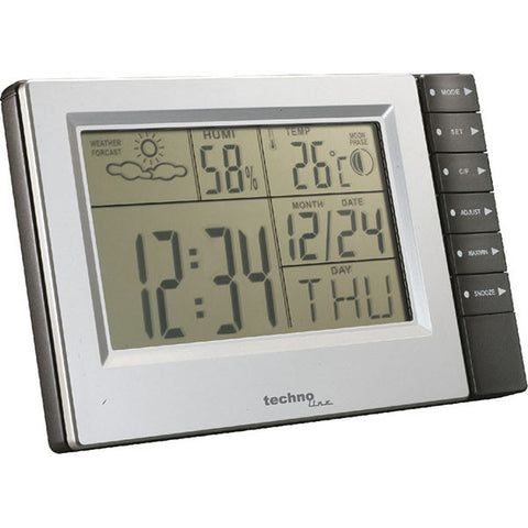 Temperature / Humidity & Moon Phase Clock WS9121