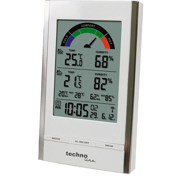 Temperature/Humidity Station with Comfort Display WS9480